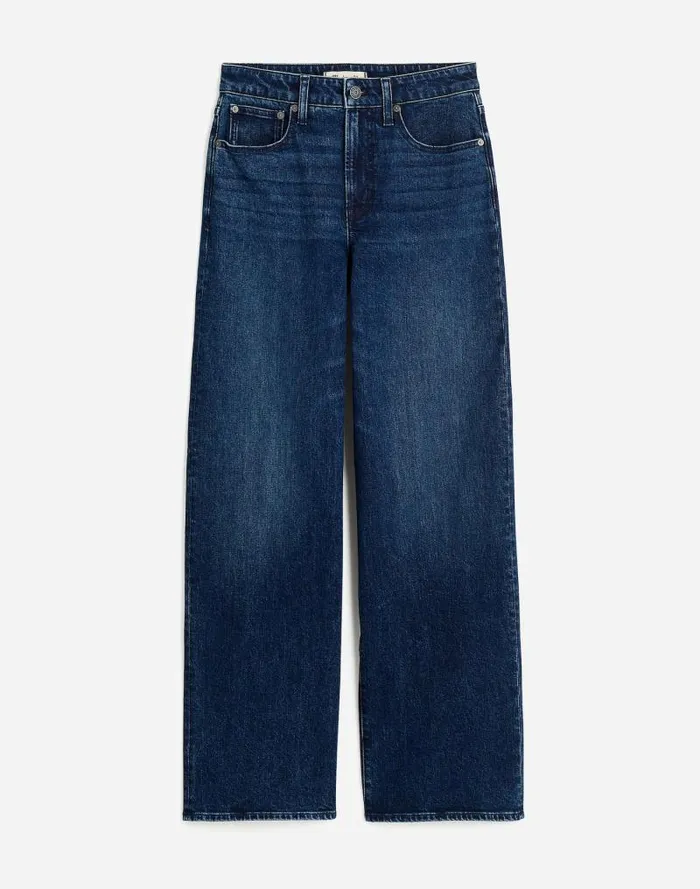 Women The Curvy Perfect Vintage WideLeg Jean Nighthawk Wash Madewell Jeans