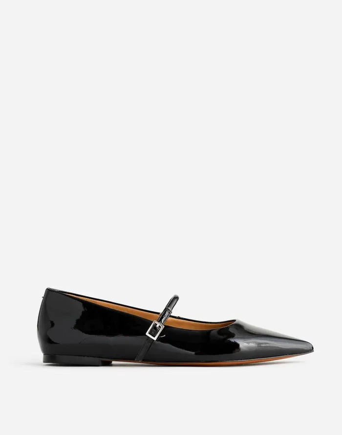 Women The Elsie Mary Jane Flat True Black Madewell Flats and Loafers