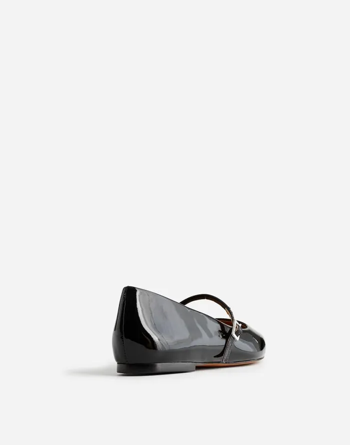 Women The Elsie Mary Jane Flat True Black Madewell Flats and Loafers