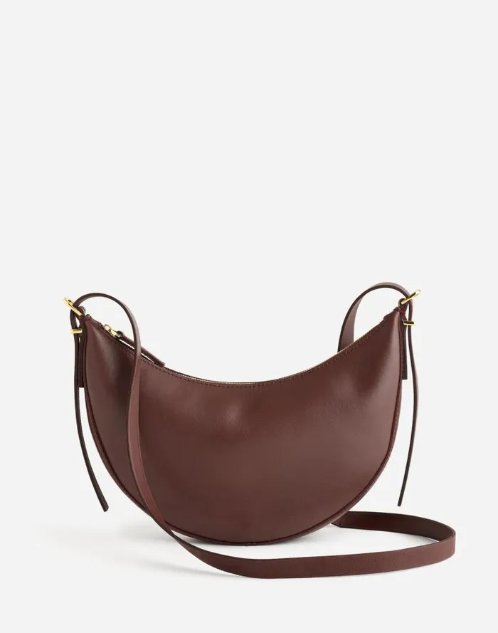 Women The Essential Convertible Top Handle Crossbody Mini Bag Chocolate Raisin Madewell Bags