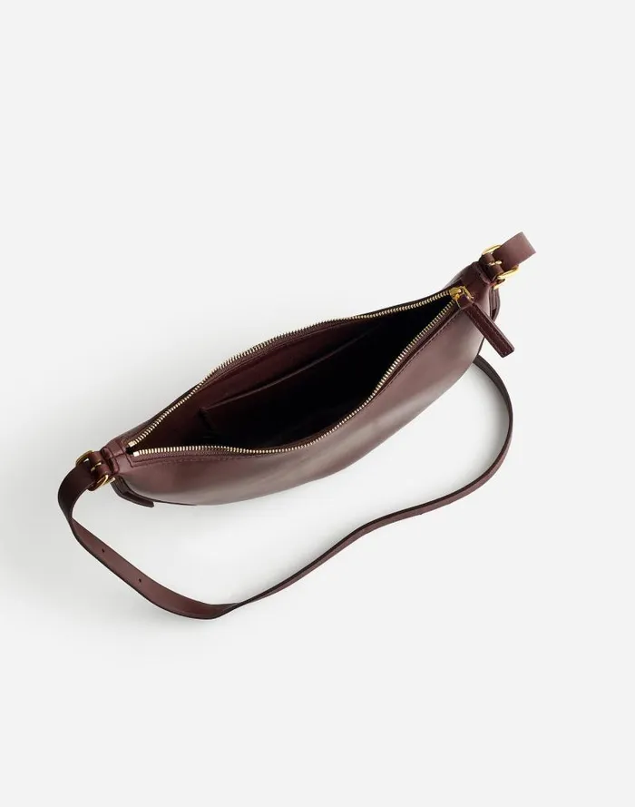 Women The Essential Convertible Top Handle Crossbody Mini Bag Chocolate Raisin Madewell Bags