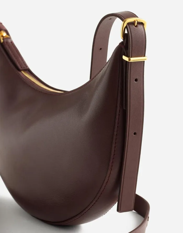 Women The Essential Convertible Top Handle Crossbody Mini Bag Chocolate Raisin Madewell Bags