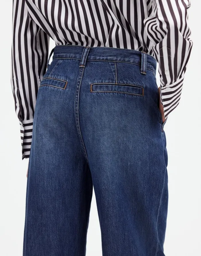 Women The Harlow WideLeg Jean Airy Denim Edition Fieldale Wash Madewell Jeans