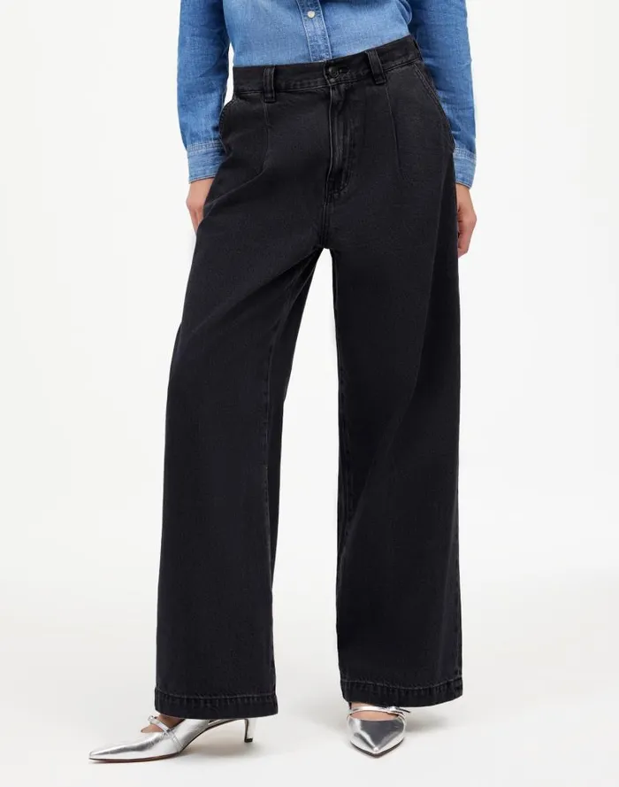 Women The Harlow WideLeg Jean Airy Denim Edition Hollenbeck Wash Madewell Jeans