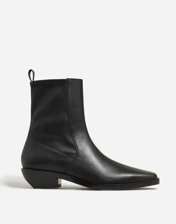 Women The Idris Ankle Boot True Black Madewell Boots