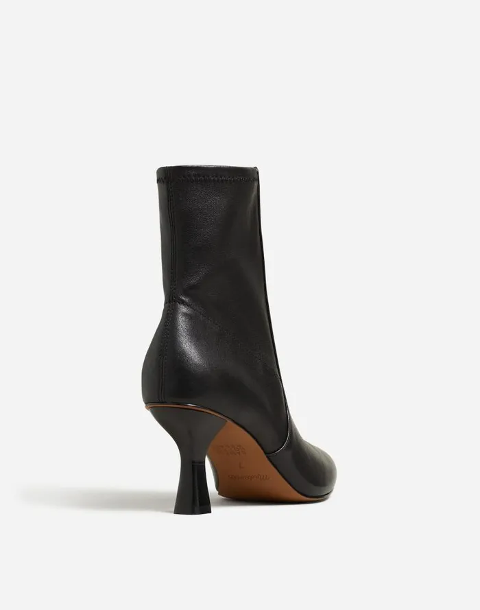 Women The Justine Ankle Boot True Black Madewell Boots