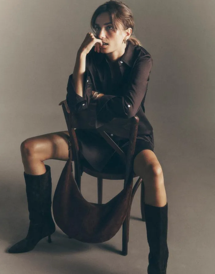Women The Justine Knee Boot Dark Carob Madewell Boots