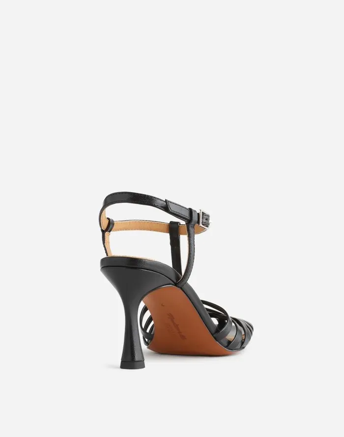 Women The Milano Heeled Sandal True Black Madewell Heels
