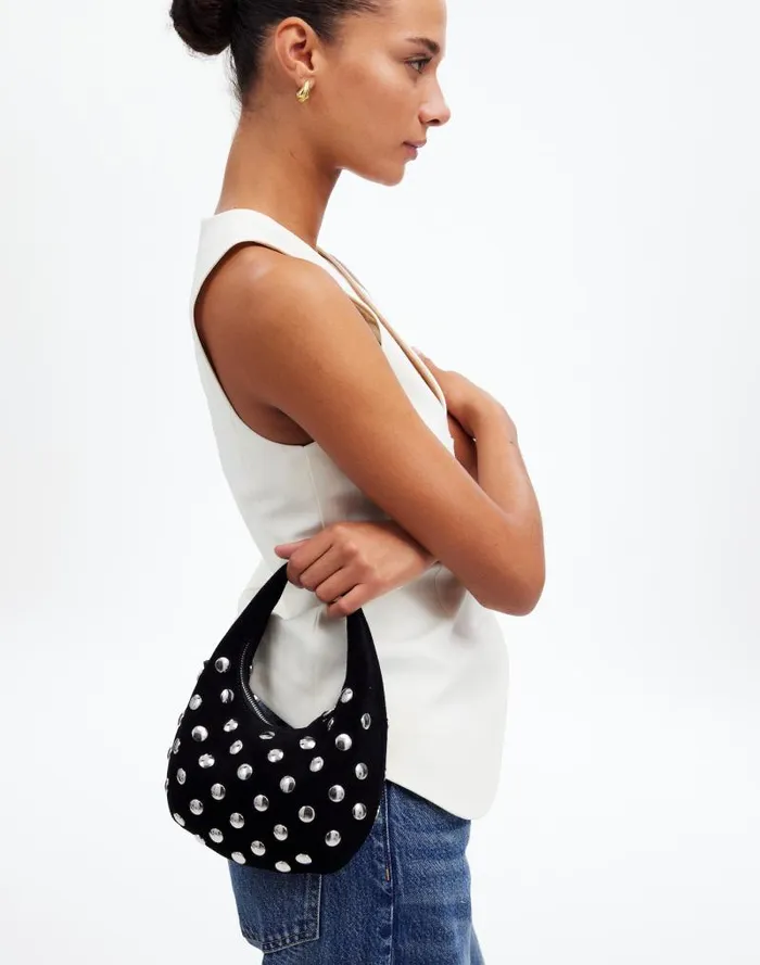 Women The Mini Bag True Black Multi Madewell Bags