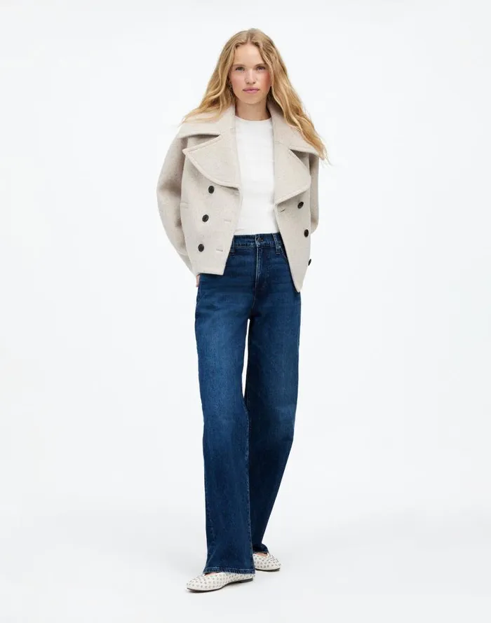 Women The Perfect Vintage WideLeg Jean Nighthawk Wash Madewell Jeans
