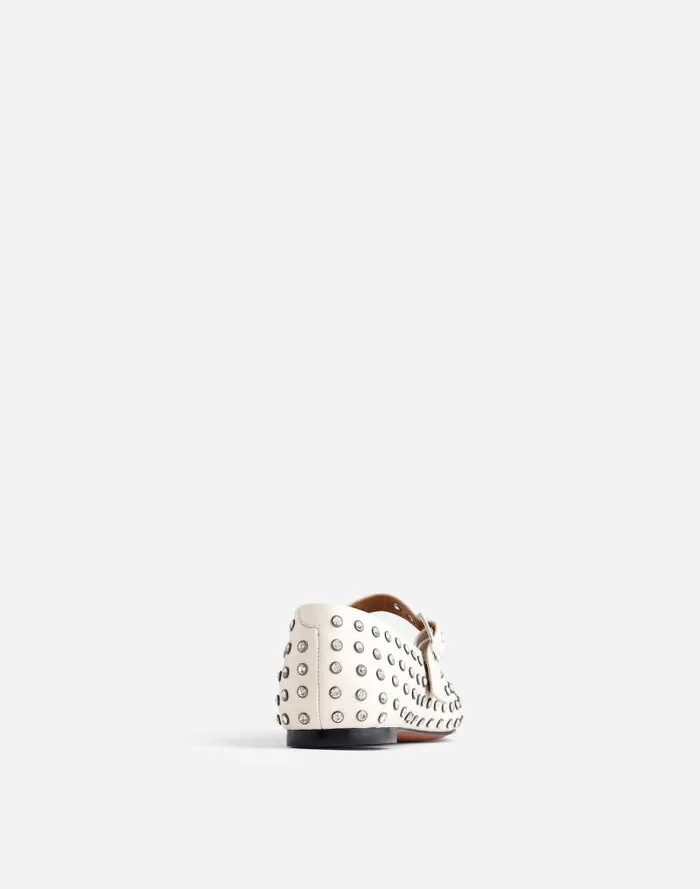 Women The Remy Mary Jane Flat Ecru Madewell Flats and Loafers