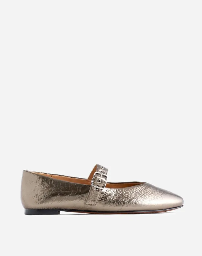 Women The Remy Mary Jane Flat Pewter Multi Madewell Flats and Loafers