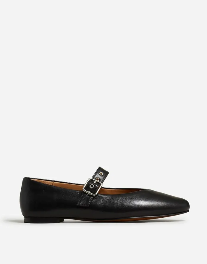Women The Remy Mary Jane Flat True Black Madewell Ballet Flats