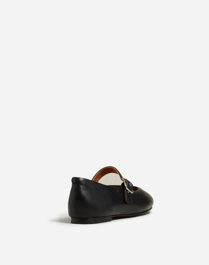 Women The Remy Mary Jane Flat True Black Madewell Ballet Flats