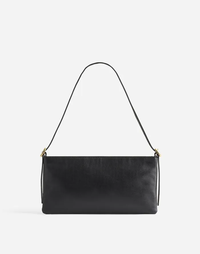 Women The SculpturalBuckle Mini Shoulder Bag True Black Madewell Bags