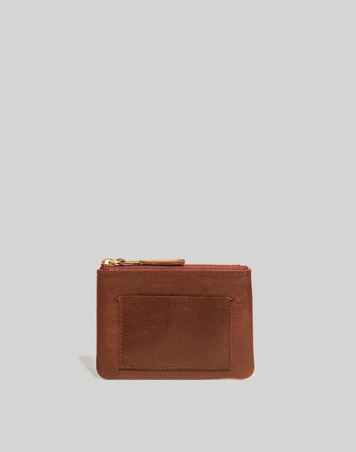Women The Small Travel Zip Pouch English Saddle Madewell Pouches and Wallets