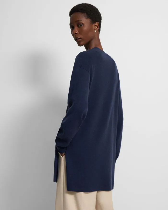 Women Theory Sweaters Cardigans Long Cardigan In Cashmere Marina