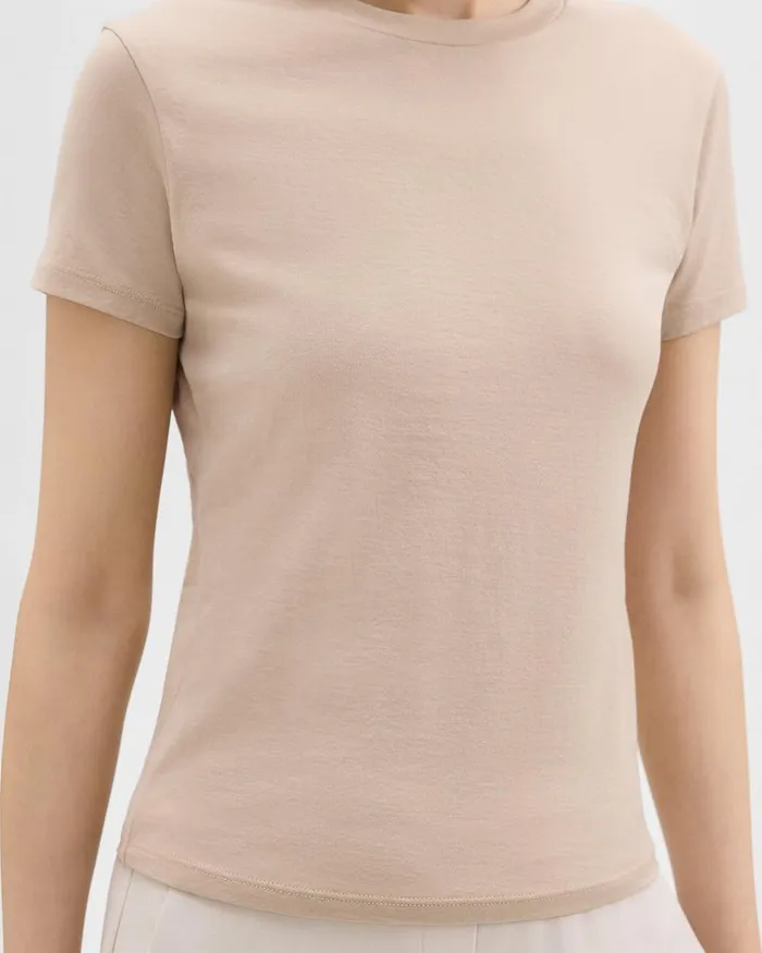Women Theory TShirts Tank Tops Tiny Tee In Organic Cotton Canvas