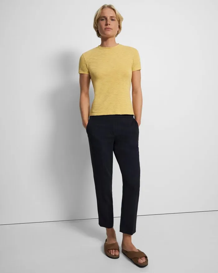 Women Theory TShirts Tank Tops Tiny Tee In Organic Slub Cotton Sun