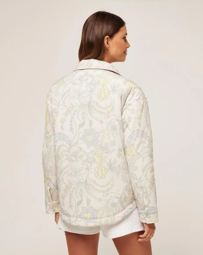 Women THREE DAY GETAWAY SHACKET Pumice Multi TravisMathew Jackets