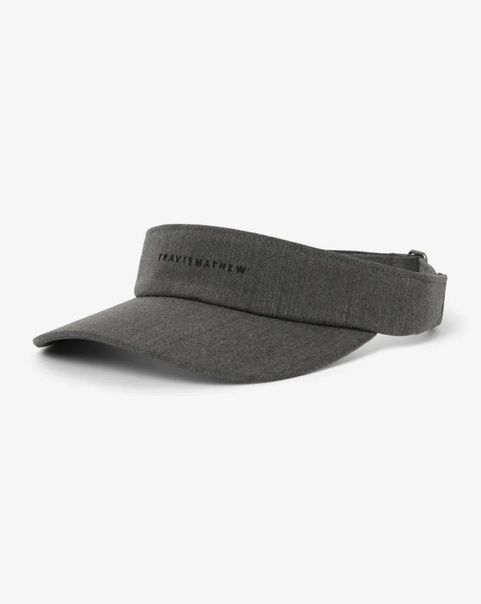 Women TIMBERLINE VISOR Heather Black TravisMathew Matching Sets