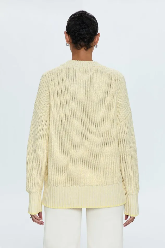 Women Tina Sweater 8211 Soft Yellow Pistola Denim Sweaters and Knits