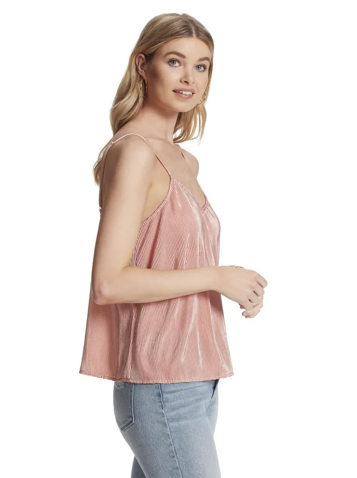 Women Tops Jessica Simpson Betty Cami In Peach Beige Peach Beige