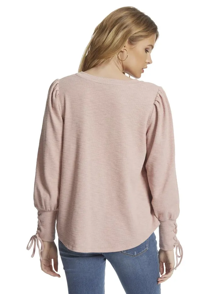 Women Tops Jessica Simpson Mercer Top In Peachskin Peachskin Women Tops Jessica Simpson Mercer Top In Peachskin Peachskin