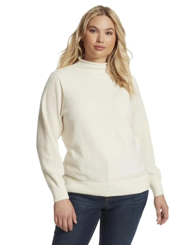 Women Tops Jessica Simpson Saskia Sweater In Gardenia Gardenia