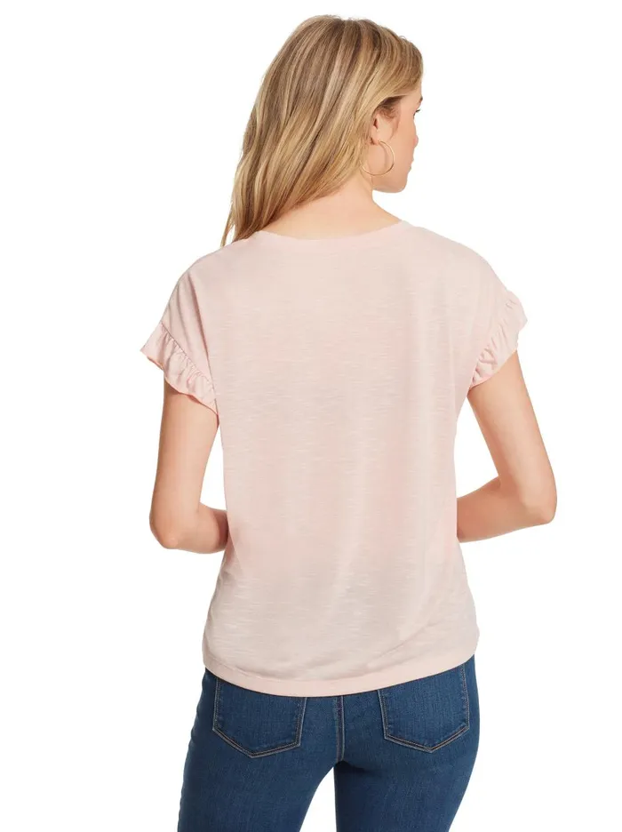 Women Tops Jessica Simpson Sawyer Tee In Cali Desert Peachskin Women Tops Jessica Simpson Sawyer Tee In Cali Desert Peachskin