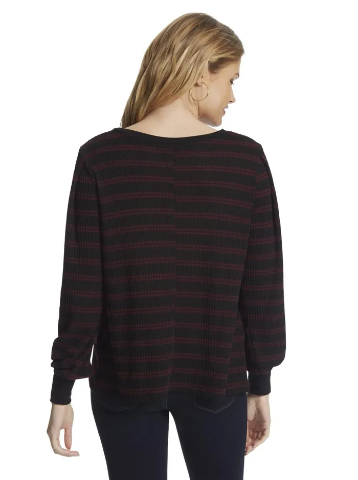 Women Tops Jessica Simpson Wilder Top In Black And Winetasting Black And Winetasting Women Tops Jessica Simpson Wilder Top In Black And Winetasting Black And Winetasting