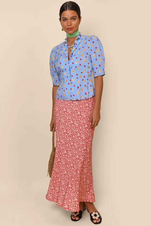 Women Tops RIXO Caterina Sun Petal Serenity
