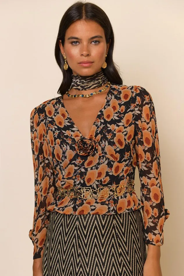 Women Tops RIXO Monterey Sienna Starlet Floral