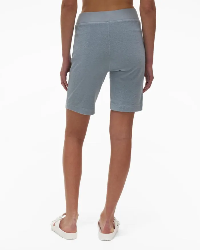 Women Towel Terry Short Space Grey Helmut Lang Shorts