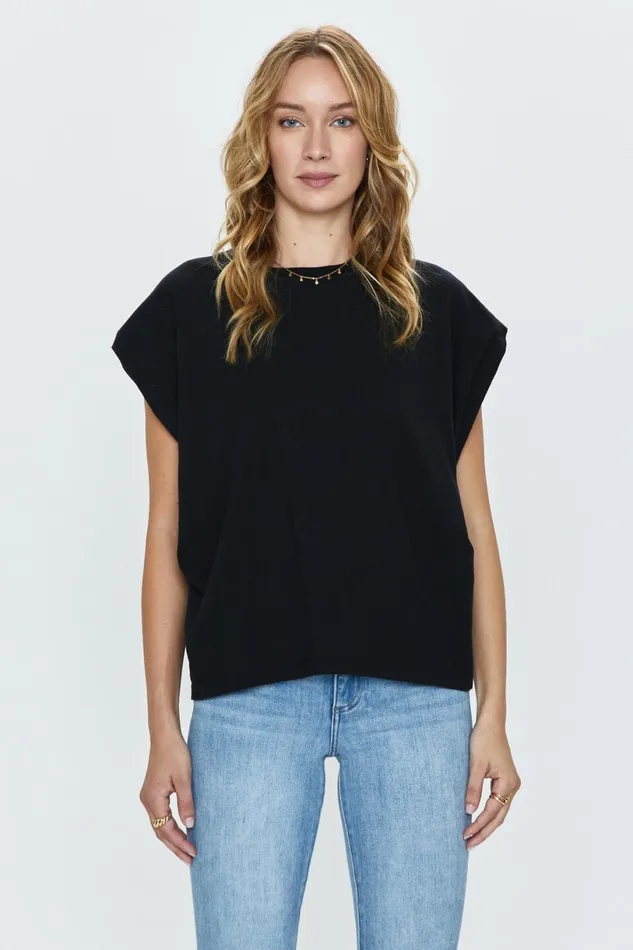 Women Trina Tee 8211 Black Pistola Denim Tees and Tanks