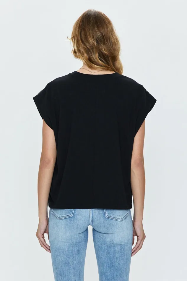Women Trina Tee 8211 Black Pistola Denim Tees and Tanks