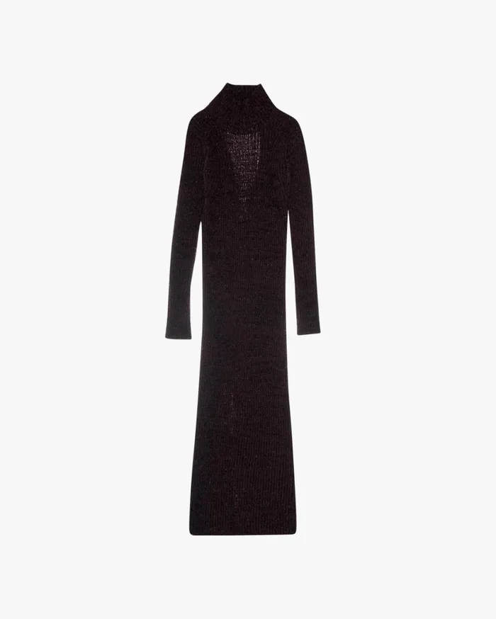 Women Turtleneck Dress Crimson Night Helmut Lang Dresses