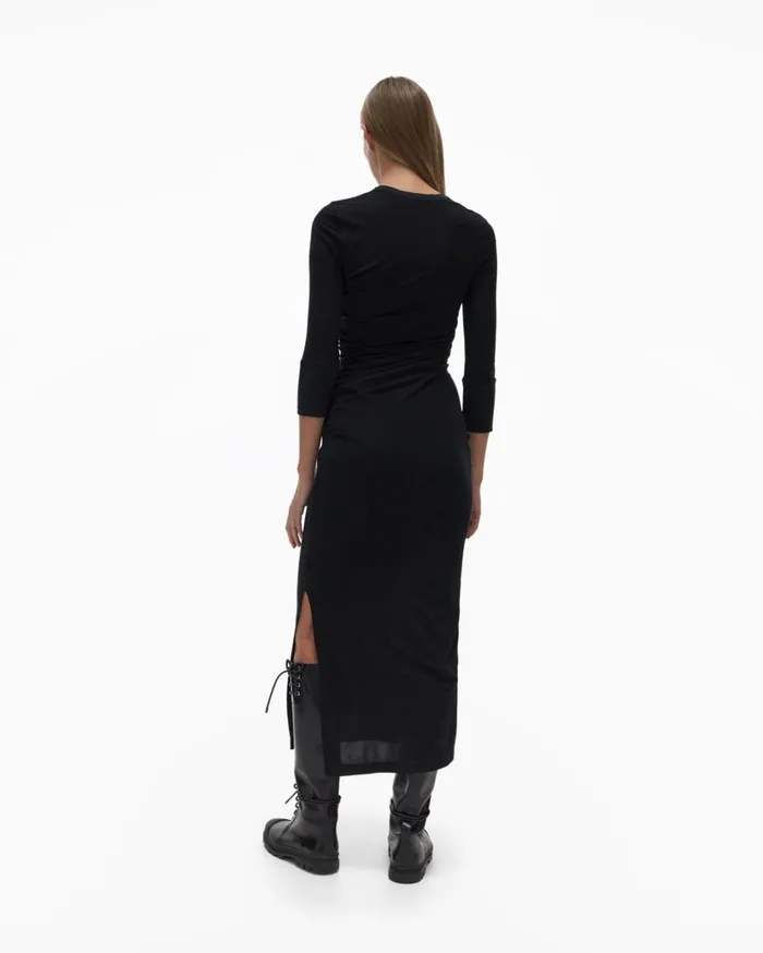 Women Twist Dress Basalt Black Helmut Lang Dresses