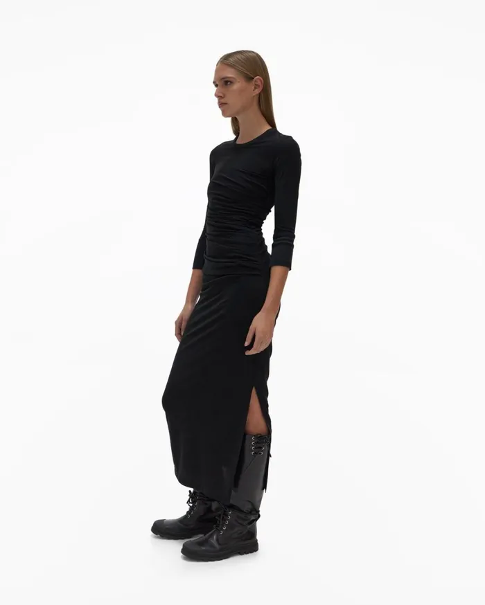 Women Twist Dress Basalt Black Helmut Lang Dresses