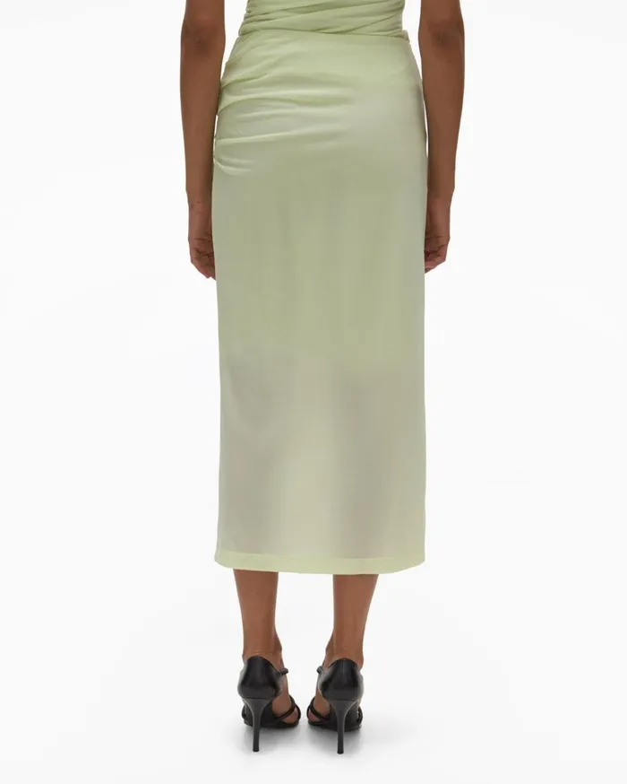 Women Twist Skirt Electric Yellow Helmut Lang Skirts
