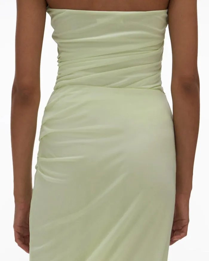 Women Twist Skirt Electric Yellow Helmut Lang Skirts