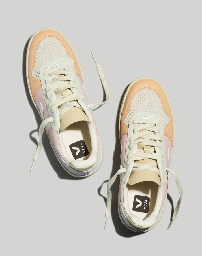 Women Veja V10 Sneakers Petal White Multico Madewell Sneakers