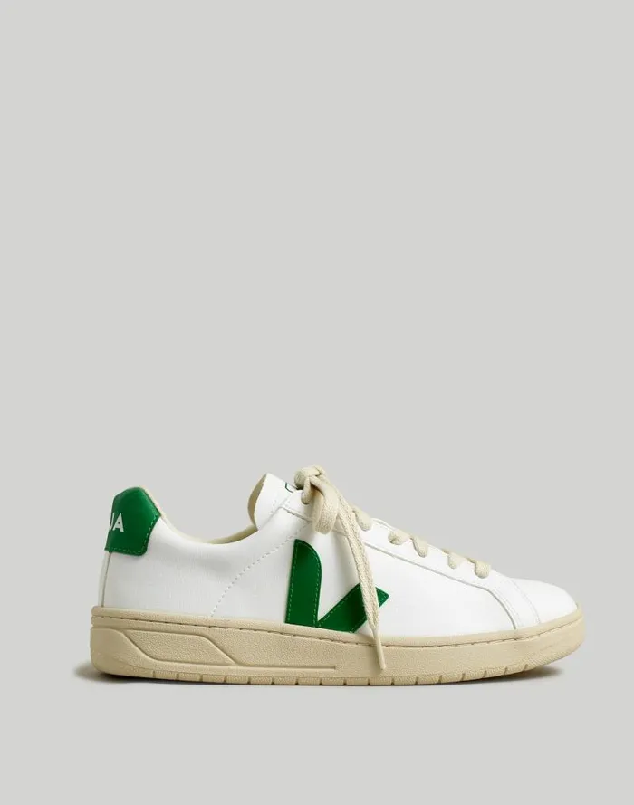 Women Veja Vegan Leather Urca Sneakers White Emeraude Madewell Sneakers