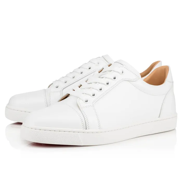 Women Vieira Sneakers 8211 Calf Leather 8211 Bianco Bianco Christian Louboutin Sneakers Women Vieira Sneakers 8211 Calf Leather 8211 Bianco Bianco Christian Louboutin Sneakers
