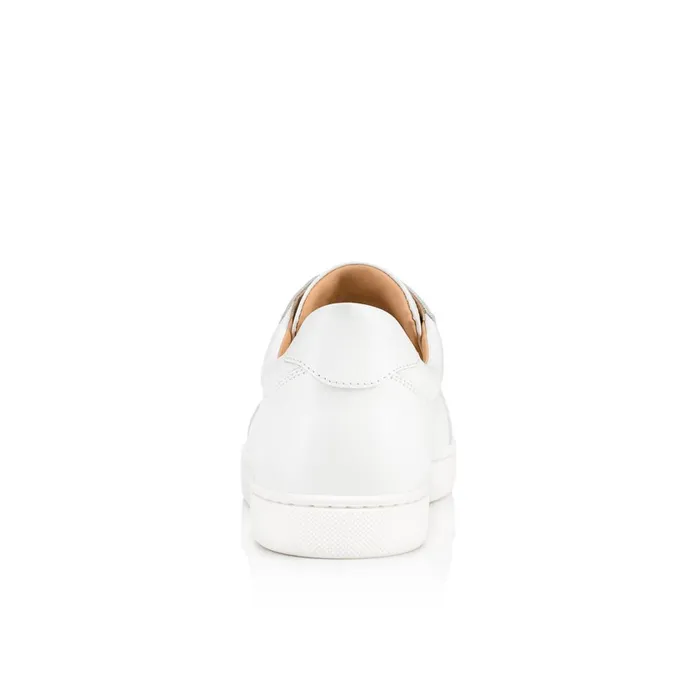 Women Vieira Sneakers 8211 Calf Leather 8211 Bianco Bianco Christian Louboutin Sneakers
