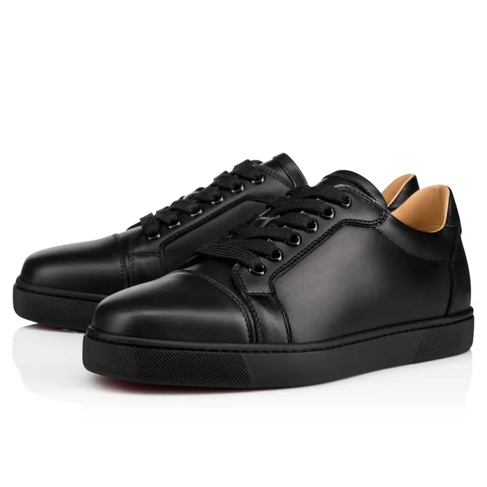 Women Vieira Sneakers 8211 Calf Leather 8211 Black Black Christian Louboutin Sneakers Women Vieira Sneakers 8211 Calf Leather 8211 Black Black Christian Louboutin Sneakers