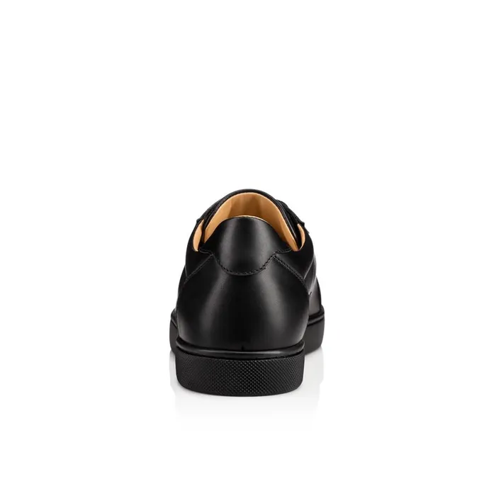 Women Vieira Sneakers 8211 Calf Leather 8211 Black Black Christian Louboutin Sneakers