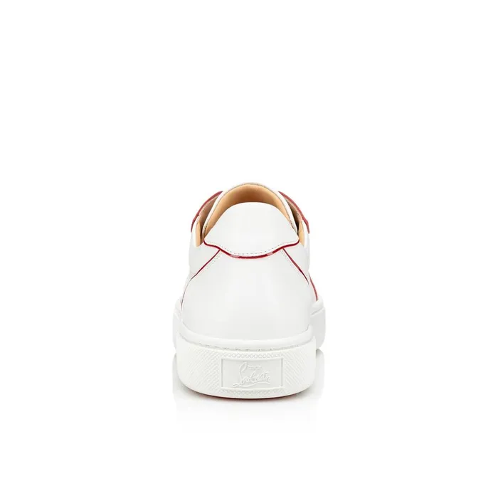 Women Vieirissima Sneakers 8211 Patent Calf 8211 Bianco White Christian Louboutin Sneakers