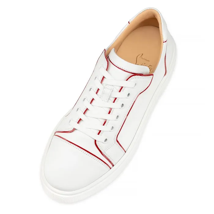 Women Vieirissima Sneakers 8211 Patent Calf 8211 Bianco White Christian Louboutin Sneakers