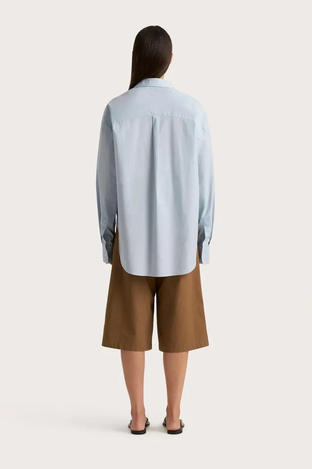 Women Vieste Shirt Sky Blue Faithfull The Brand Tops Women Vieste Shirt Sky Blue Faithfull The Brand Tops